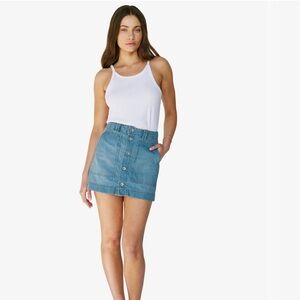 Sanctuary Women’s All Buttoned Up Denim Mini Skirt